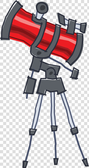 Red telescope   Telescope   Clip Art  HD Png Download
