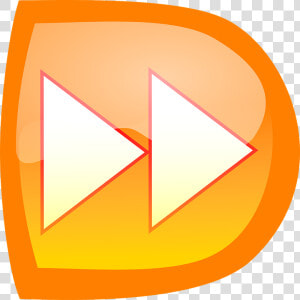 Fast Forward  Action  Arrows  Arrow  Orange  Sign   Transparent Fast Forward Clipart  HD Png Download