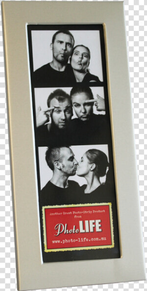 Silver Photo Strip Photo Booth Frame   Photo Booth Nook 100 Slanted Photo Booth Frames With  HD Png Download