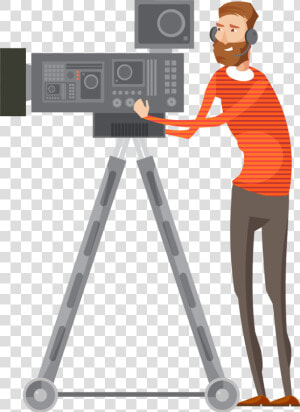 Cameraman Equipment  HD Png Download