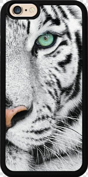 White Tiger Face Case   Tiger Iphone 8 Case  HD Png Download