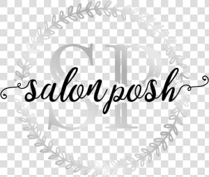 Salon Posh   Calligraphy  HD Png Download