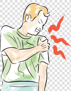 Shoulder Pain Cropped  HD Png Download
