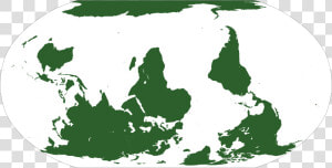 World Map Upside Down  HD Png Download