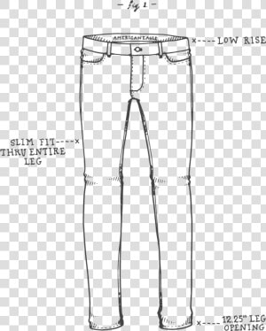 Shop All Skinny Jeans   Drawing  HD Png Download