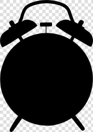 Alarm Big Image Png   Alarm Clock Silhouette  Transparent Png