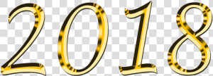 Simple 2018 Golden   2018 Png  Transparent Png