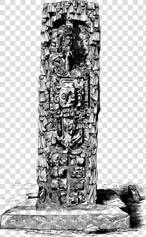 Transparent Totem Poles Clipart   Monochrome  HD Png Download