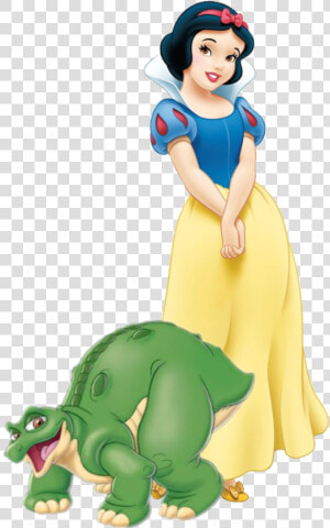 Spike And Snow White By Dinoboted   Snow White Dress Cartoon  HD Png Download