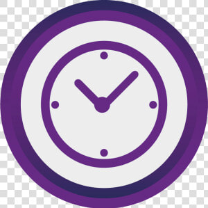 Transparent Purple Circle Png   Clock Icon Purple Png  Png Download