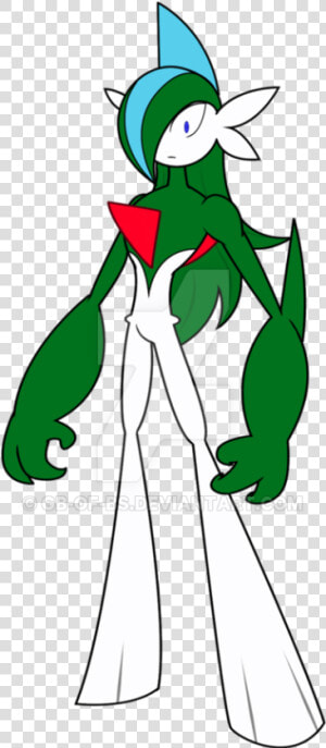 135kib  400x920  Gallade By Gb Of Bs d2hf7c2   Buff Gallade  HD Png Download