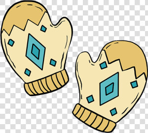 How To Draw Mittens   Draw A Mitten  HD Png Download