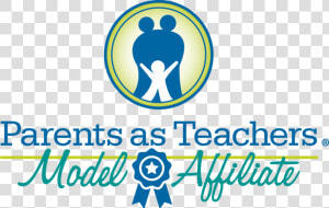 Blue Ribbon Logo  2   Parents As Teachers Model Affiliate  HD Png Download