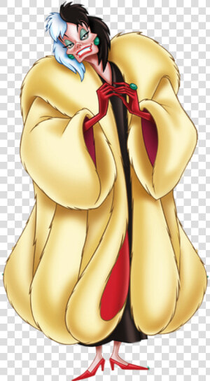 Disney Characters Cruella Deville  HD Png Download