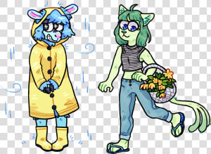 April Showers May Flowers   Cartoon  HD Png Download