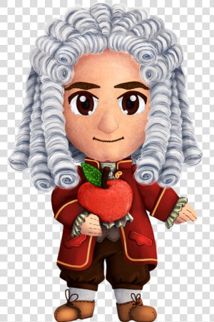 Animated Sir Isaac Newton  HD Png Download