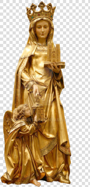 Gold Statue Png   Transparent Gold Statue Png  Png Download