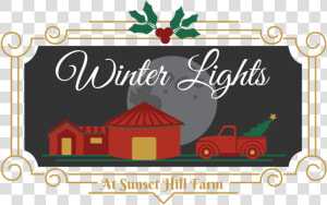 Poco Park Winter Lights Logo Full Color   Christmas Card  HD Png Download