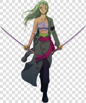 Sea Of Fools Wiki   Female Zoro One Piece  HD Png Download
