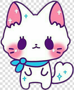  cute  kawaii  cat  kitty  adorable  gato  gatito  kawaiisticker   Gato Cute Kawaii  HD Png Download