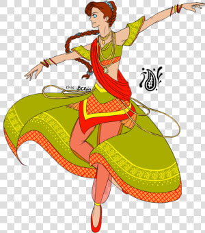 Transparent Dancing Clipart   Indian Dance Clipart  HD Png Download