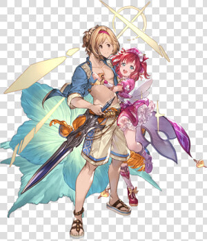 Wow Girls Meet My New Friend D   Granblue Fantasy The Animation  HD Png Download