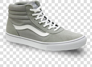 Vans Maddie Hi Grey White   Skate Shoe  HD Png Download