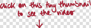 Click On This Tiny Thumbnail To See The Video   Calligraphy  HD Png Download