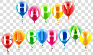 Free Download Of Happy Birthday Transparent Png Image   Happy Birthday Birthday Balloons Png  Png Download