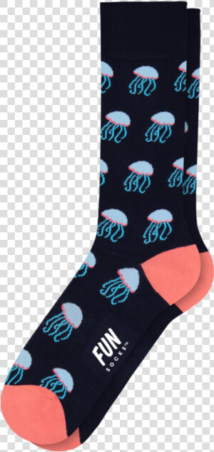 Men S Jellyfish Dress Socks  HD Png Download
