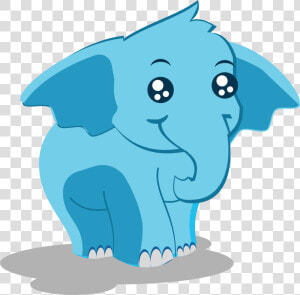 Indian Elephant Cartoon Illustration   Elephant  HD Png Download