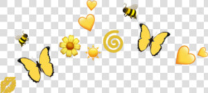  emoji  emojibackground  photobooth  butterfly  emojiart  HD Png Download