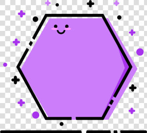 Transparent Hexagon   Hexagon Border Pink  HD Png Download