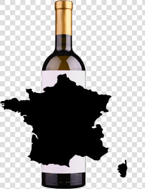 French Wines Class   Watercolor Map France  HD Png Download