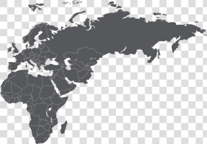 Eurasia Africa Map Blank  HD Png Download