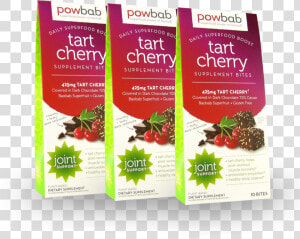 Powbab Tart Cherry Supplement Bites   Flyer  HD Png Download
