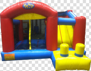 10 Blast Zone Preschool Moonwalk Bounce House Combo   Inflatable  HD Png Download