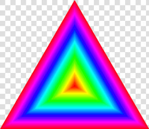 Tunnel By Binary On   Rainbow Triangle Gif  HD Png Download