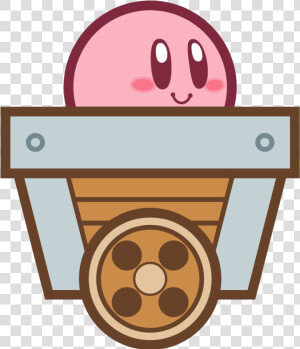 Clip Freeuse Mine Cart   Kirby  HD Png Download