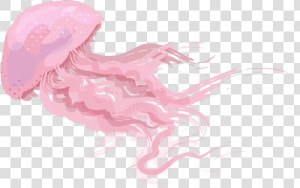  illustration  jellyfish  pastel  pink  ftestickers   Illustration  HD Png Download