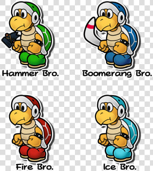 Hammer Bros Paper Mario Clipart   Png Download   Mario Bros Hammer Bro  Transparent Png