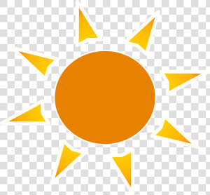 Sun  Orange  Heat  Summer  Warm  Happy   Clipart Transparent Background Sun Png  Png Download