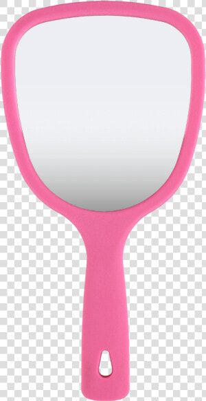 Hand Mirror Png   Pink Hand Held Mirror  Transparent Png