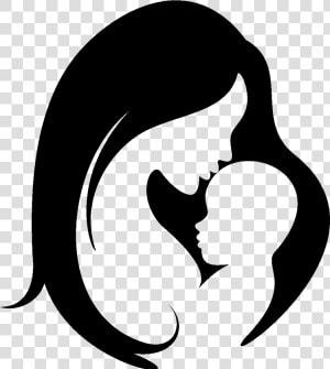 Download Baby Mama Mother Silhouette Child Hd Image   Mother And Child Silhouette  HD Png Download