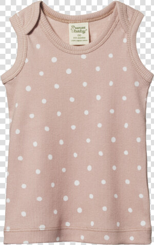 Cotton Rib Singlet   Polka Dot  HD Png Download