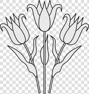 Heraldry Tulip  HD Png Download