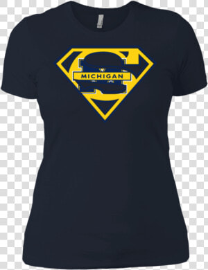 Transparent Michigan Wolverines Logo Png   Superman red On Black Shield  Png Download