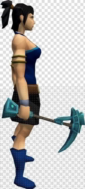 Elder Rune Pickaxe  HD Png Download