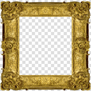 Square Gold Frame Png Jpg Free   Fried Rice Wii Sports  Transparent Png