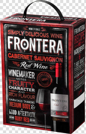 Concha Y Toro Frontera Cabernet Sauvignon 3 Litre   American Whiskey  HD Png Download